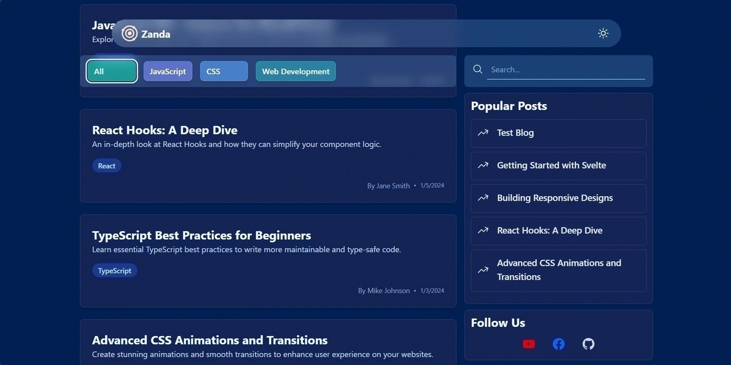 Ready-Made Blog App