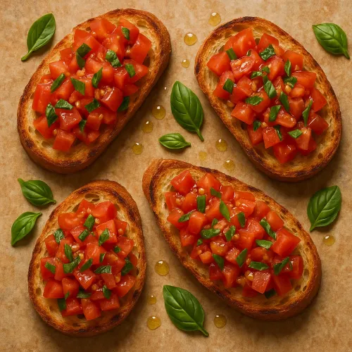 Tomato Basil Bruschetta photo