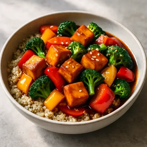Vegan Tofu Stir Fry photo